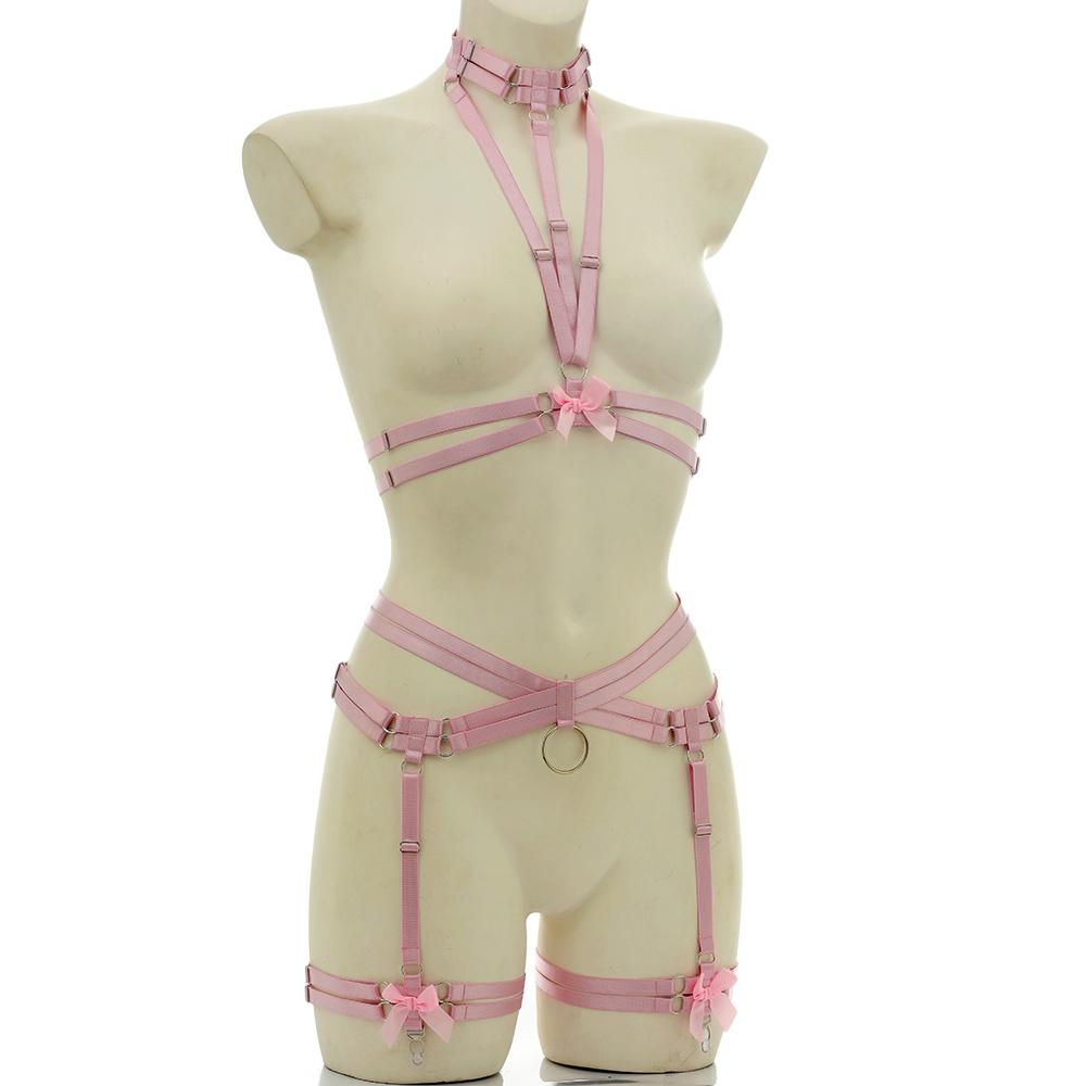 Elastische bondage harnas riem - Garter Belt Set recensie en prijs