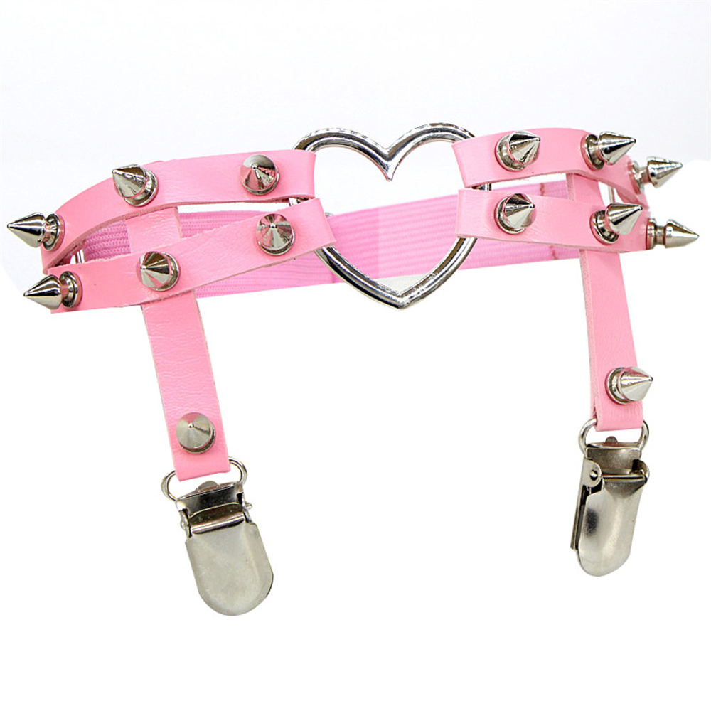 1 stks Vrouwen Punk Goth Hart  - Garter Belt Set recensie en prijs