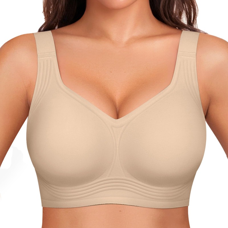 Plus Size Wireless Jelly BH Da - Push Up Bra Padded recensie en prijs